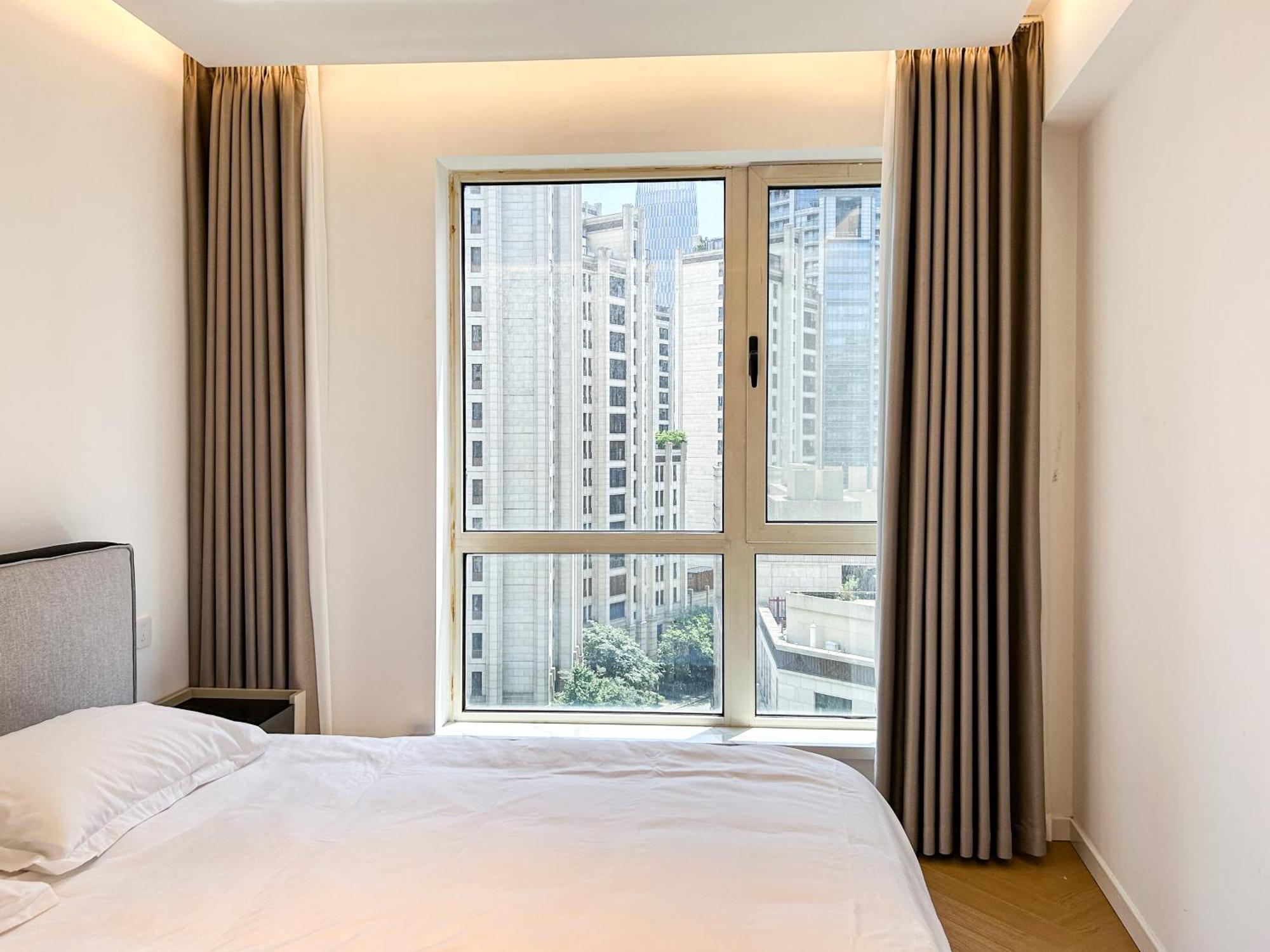 Appartement Eastern Hub - Bund Branch Enjoy The Beautiful Scenery Of The Bund At The People's Square Of The New French Window, The Big Flat Floor Is Close To Huaihai Road, Xintiandi Shanghai